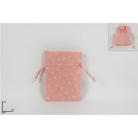 INGROSSO BOMBONIERE SACCHETTINO C/STELLE 10X13CM ROSA 8034048567357 INGROSSO ARTICOLI DA BOMBONIERE RETINE E OGGETTISTA PER CONF