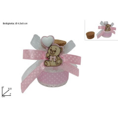 INGROSSO BOMBONIERE BOTT. VETRO H5CM D.4