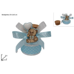 INGROSSO BOMBONIERE BOTT. VETRO H5CM D.4