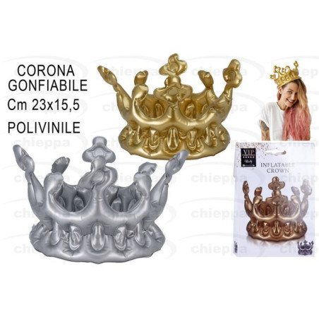 INGROSSO FESTA E PARTY CORONA GONFIABILE 8719987387395 INGROSSO ARTICOLI FESTE CAPPELLI E CERCHIETTI PER PARTY