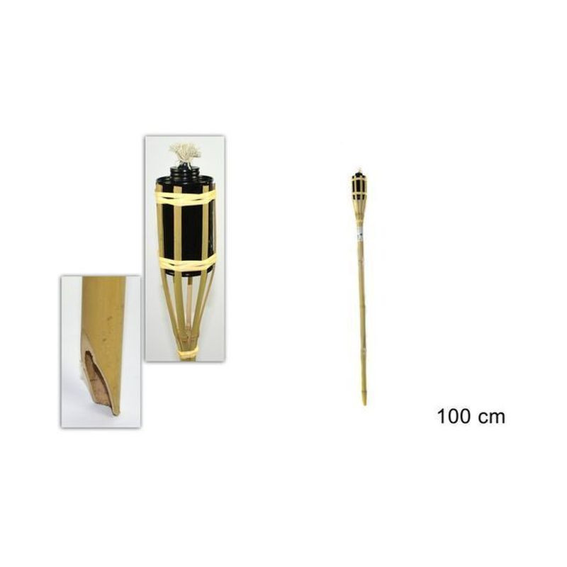 FIACCOLA BAMBOO CM.100 EAN 8027501493553 INGROSSO ARTICOLI CAMPEGGIO