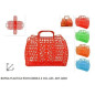 BORSA PLASTICA RICHIUDIBILE 4 COL.ASS. EAN 8034048561850 INGROSSO BORSE MARE