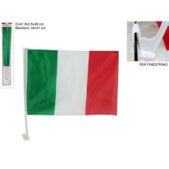 INGROSSO FESTA E PARY BANDIERA ITALIA FINESTRINO 8027501382444 INGROSSO ARTICOLI PER FESTE BANDIERE