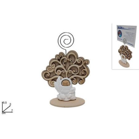 INGROSSO FERMABIGLIETTINO ALBERO VITA COMUNIUNE 8034048602232 INGROSSO ARTICOLI DA BOMBONIERE RETINE E OGGETTISTA PER CONFEZIONI