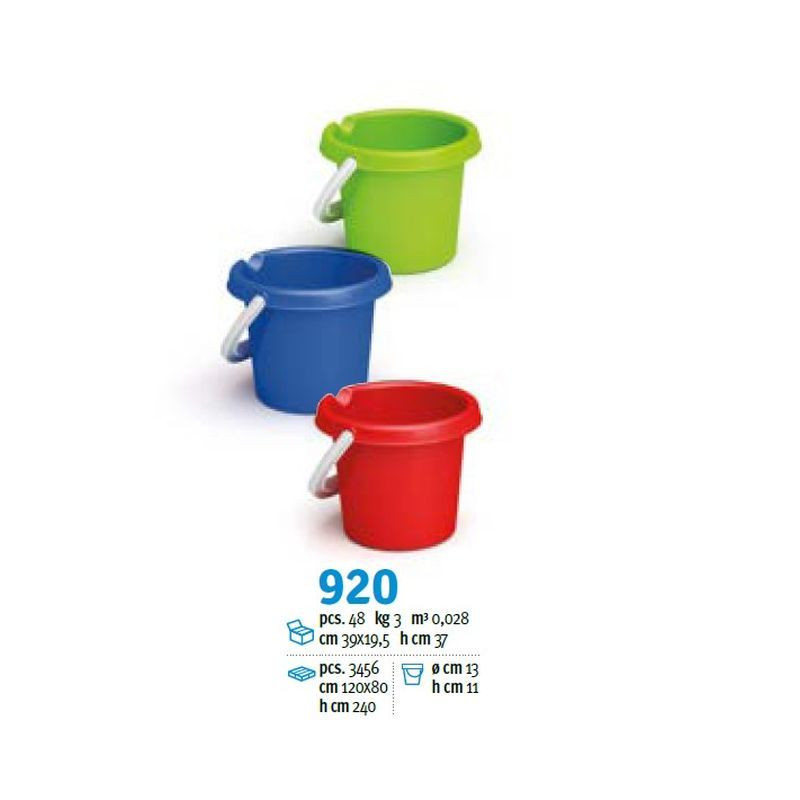 SECCHIELLO DIAM 13 SINGOLO EAN 8002936920003 INGROSSO SECCHIELLI MARE VUOTI