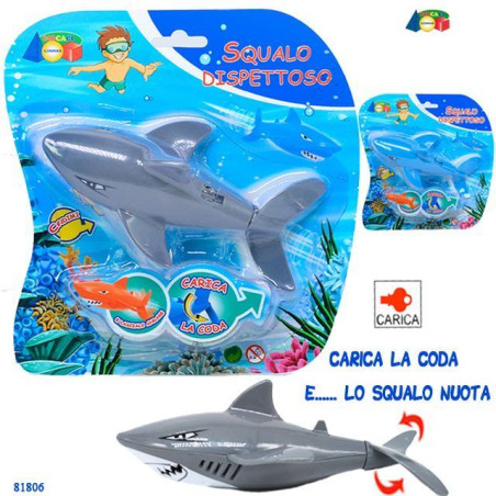 INGROSSO EDICOLA SET SQUALO DISPETTOSO A CARICA