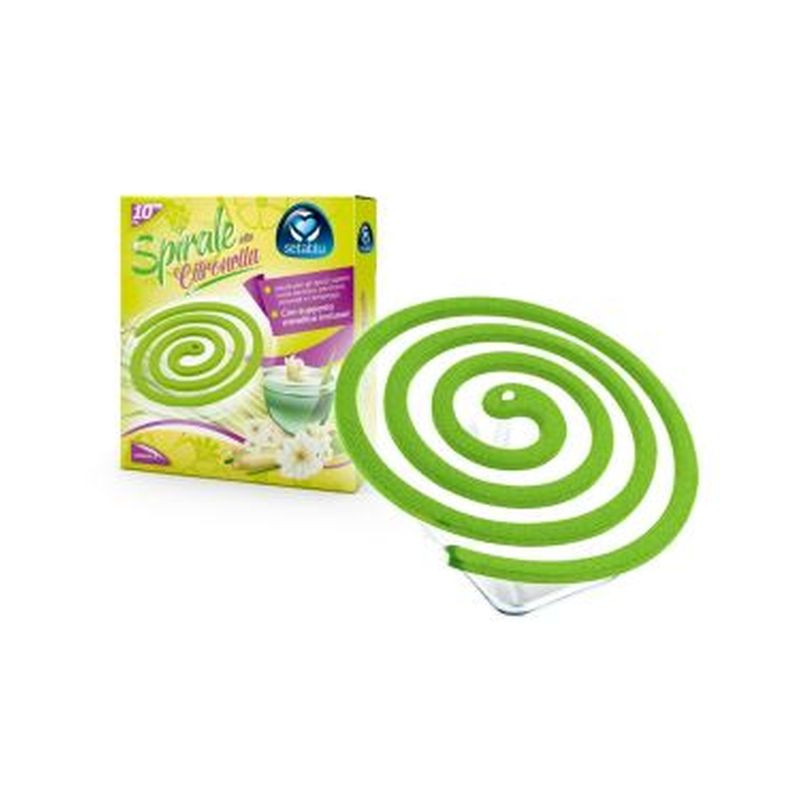 SPIRALI CITRONELLA 10PZ EAN 8059174595111 INGROSSO ARTICOLI CAMPEGGIO