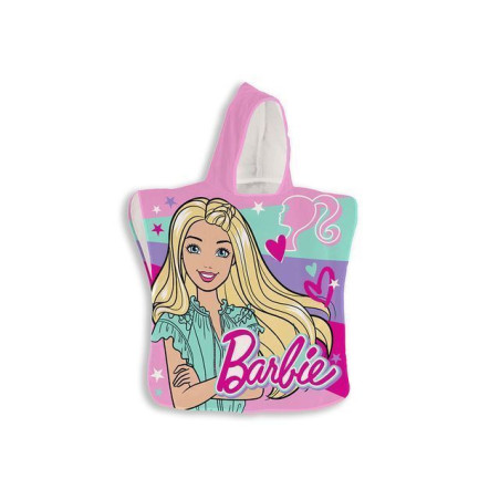 INGROSSO ARTICOLI MARE PONCHO BARBIE 8054708379397 INGROSSO ARTICOLI PER LA SPIAGGIA TELI MARE E STUOIE
