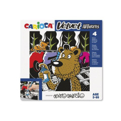 INGROSSO CARTOLERIA VELVET CENTO GRAFFITI 4 DISEGNI CARIOCA 8003511436018 ARTICOLI PER SCUOLA LIBRI PER BAMBINI