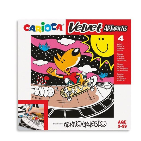 INGROSSO CARTOLERIA VELVET CENTO SPORT 4 DISEGNI CARIOCA 8003511436025 ARTICOLI PER SCUOLA LIBRI PER BAMBINI