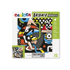 INGROSSO CARTOLERIA VELVET VAN ORTON STREET 4 DIS. CARIOCA 8003511436049 ARTICOLI PER SCUOLA LIBRI PER BAMBINI