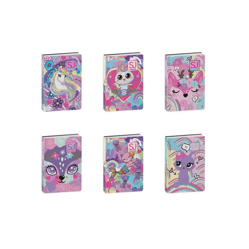 DIARIO AG. 10M DAT SJ GANG ANIMALI GIRL EAN 8055714174792 INGROSSO DIARI SCUOLA