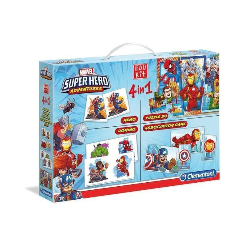 EDUKIT 4IN1 SPIDEY AND HIS AMAZING 18295 EAN 8005125182954 INGROSSO PUZZLE CLASSICI