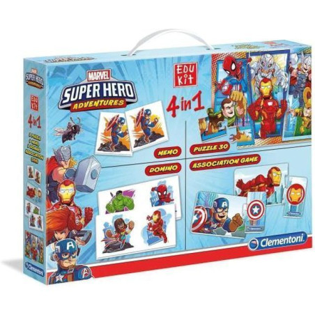 EDUKIT 4IN1 SPIDEY AND HIS AMAZING 18295 EAN 8005125182954 INGROSSO PUZZLE CLASSICI