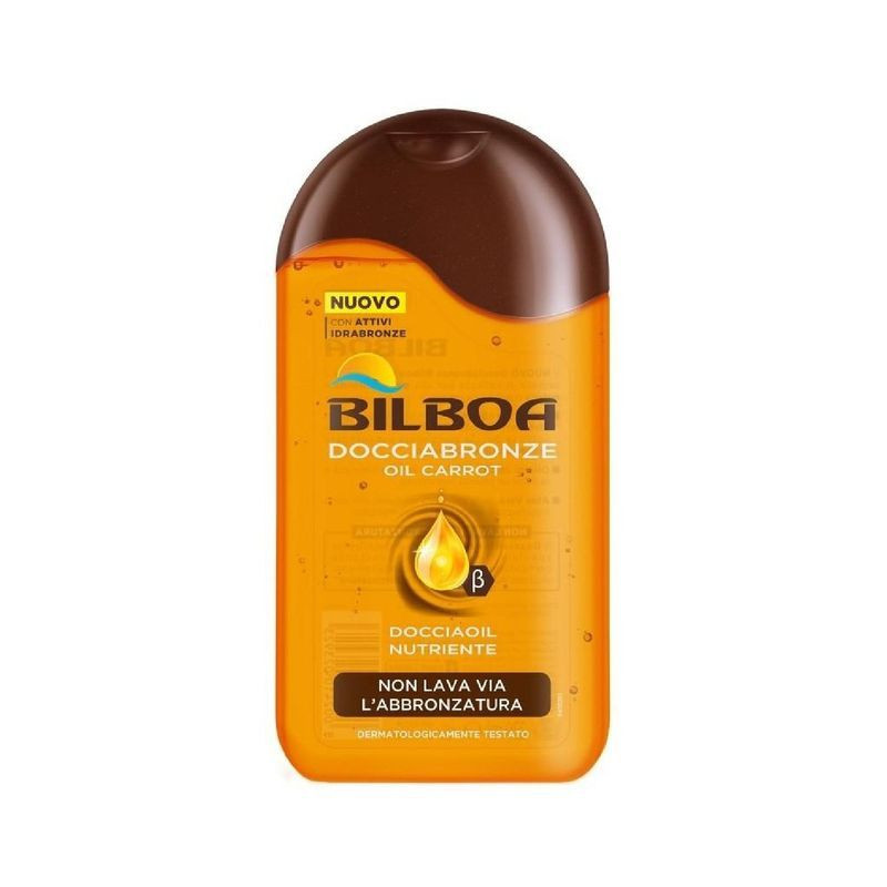 BILBOA DOCCIABRONZE 220ML OIL CAROT EAN 8002410023923 INGROSSO DOCCIA SCHIUMA
