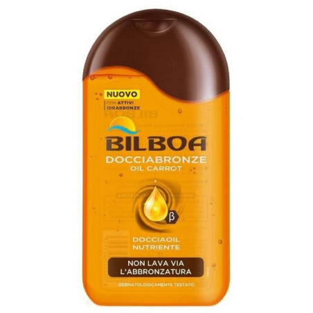 INGROSSO PROFUMERIA BILBOA DOCCIABRONZE 220ML OIL CAROT 8002410023923 ARTICOLI IGIENE E SALUTE DOCCIA SCHIUMA