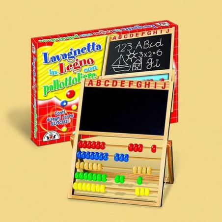 INGROSSO GIOCATTOLI LAVAGNA IN LEGNO C/PALLOTTOLIERE IN SCAT 8000888000682 GIOCHI E GIOCATTOLI LAVAGNE MAGNETICHE