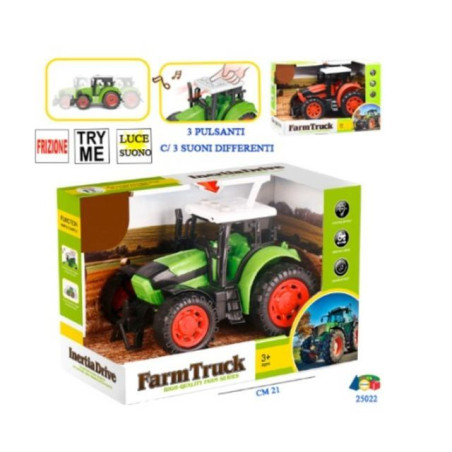 INGROSSO GIOCATTOLI CONF. TRATTORE FRIZ C/LUCE/SUONO TRY ME 8057438020287 MODELLINI AUTO E VEICOLI MODELLINI AUTO LUCI E SUONI