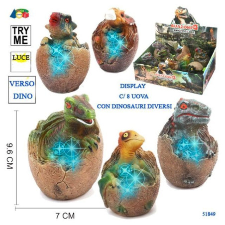 INGROSSO GIOCATTOLI DINOSAURO IN UOVO C/LUCE/SUONO ASS-TRY 8034094808503 GIOCHI E GIOCATTOLI GIOCHI DA EDICOLA