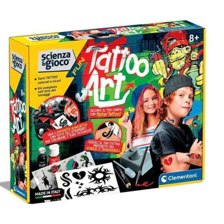 INGROSSO GIOCATTOLI TATTOO ART 19357 8005125193578 GIOCHI CLEMENTONI SCIENZA E GIOCO CLEMENTONI