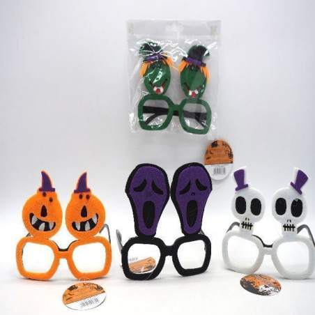 INGROSSO OCCHIALI C/SOGG. HALLOWEEN H13X14CM 4ASS 8021029216694 CREARE ITALIA 21669 ARTICOLI HALLOWEEN SET TRAVESTIMENTI HALLOWE