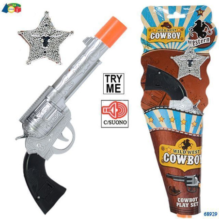 INGROSSO GIOCATTOLI SET PISTOLA COW BOY C/SUONO TRY ME GIOCHI E GIOCATTOLI GIOCHI DA EDICOLA