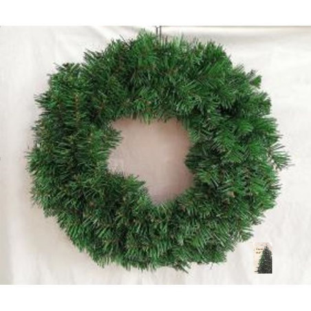 CORONA AGHI PINO D.50CM EAN 8021029202444 INGROSSO OGGETTISTICA NATALIZIA