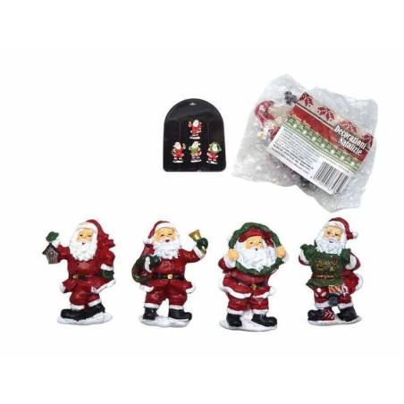 INGROSSO ARTICOLI DI NATALE CALAMITA BABBO NATALE C/BRILL H.8CM 4AS 8021029765734 ARTICOLI NATALIZI CALAMITE NATALIZIE ARTICOLI