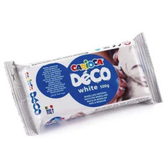 INGROSSO GIOCATTOLI CARIOCA DECO BIANCO 500GR PASTA DA MODEL 8003511319960 ARTICOLI PER SCUOLA DAS PER MODELLARE ARTICOLI PER SC
