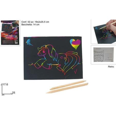 INGROSSO GIOCATTOLI CARTA MAGICA GRAFF. MULTIC. 17