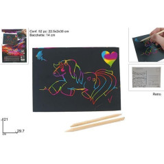 INGROSSO GIOCATTOLI CARTA MAGICA GRAF. MULTIC 21X29