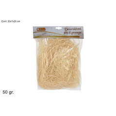 INGROSSO ARTICOLI DI NATALE PAGLIA LEGNO 50GR 8033113397349 ARTICOLI NATALIZI ARTICOLI PER DECORAZIONI NATALIZIE