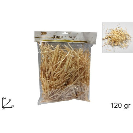 INGROSSO ARTICOLI DI NATALE PAGLIA IN BUSTA 120GR 8033113437991 ARTICOLI NATALIZI ARTICOLI PER DECORAZIONI NATALIZIE