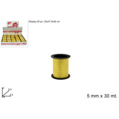INGROSSO ARTICOLI DI NATALE NASTRINO 5MMX30MT ORO 8033113438585 ARTICOLI NATALIZI PER CONFEZIONI NASTRI NATALIZI
