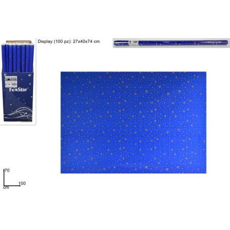 INGROSSO ARTICOLI DI NATALE ROTOLO CARTA CIELO 70X100 STAMPATO 8033113090141 PRESEPE E ACCESSORI ACCESSORI PER IL PRESEPE