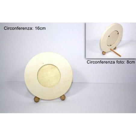 INGROSSO CASALINGHI CORNICE TONDA DECOUPAGE D.16 8034048106587 ARTICOLI PER LA CASA CORNICI FOTO