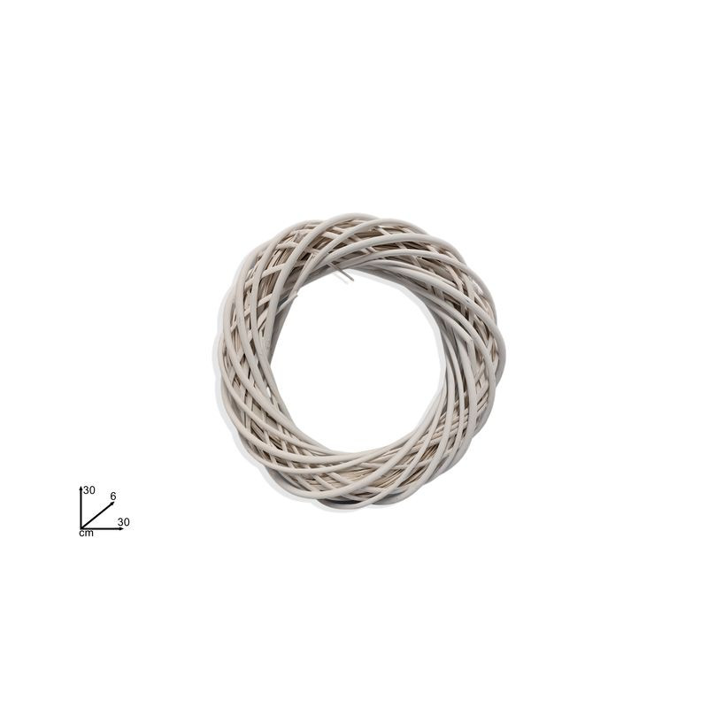 ANELLO LEGNO INTRECCIATO BIANCO D30X6CM EAN 8053482245799 INGROSSO OGGETTISTICA NATALIZIA ANELLO LEGNO INTRECCIATO BIANCO D30X6CM EAN 8053482245799 INGROSSO OGGETTISTICA NATALIZIA