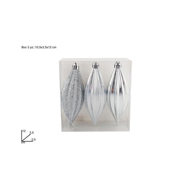 APPENDINI GOCCIA 12CM SET 3PZ SILVER EAN 8053482270593 INGROSSO PALLINE DI NATALE E PUNTALI APPENDINI GOCCIA 12CM SET 3PZ SILVER EAN 8053482270593 INGROSSO PALLINE DI NATALE E PUNTALI