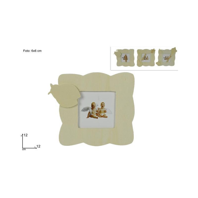 PORTAFOTO LEGNO DECOUPAGE 3ASS EAN 8034048368312 INGROSSO CORNICI FOTO