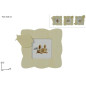 PORTAFOTO LEGNO DECOUPAGE 3ASS EAN 8034048368312 INGROSSO CORNICI FOTO