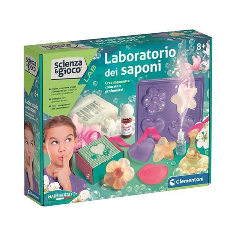 LABORATORIO DEI SAPONI 19229 EAN 8005125192298 INGROSSO SCIENZA E GIOCO CLEMENTONI