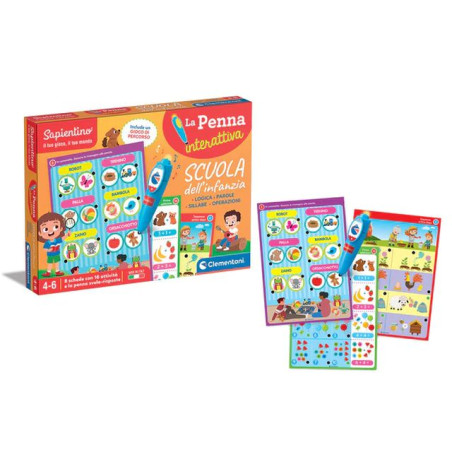 INGROSSO GIOCATTOLI PENNA INTERATTIVA - SCUOLA INFANZIA 2 8005125167494 GIOCHI CLEMENTONI SAPIENTINO