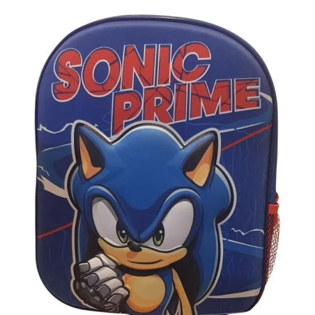 INGROSSO CARTOLERIA ZAINO ASILO 3D 31Cm SONIC 8023650059794 BORSE E ZAINI SCUOLA ZAINI SCUOLA