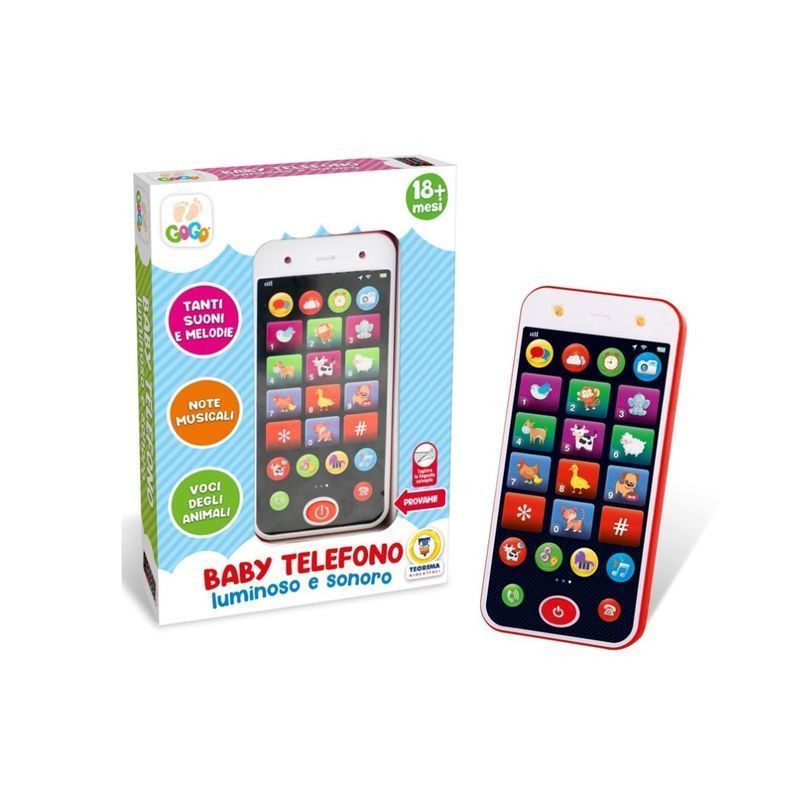 TELEFONO MULTIFUNZIONE LUCI E SUONI EAN 8017967689515 INGROSSO GIOCHI PRIMA INFANZIA