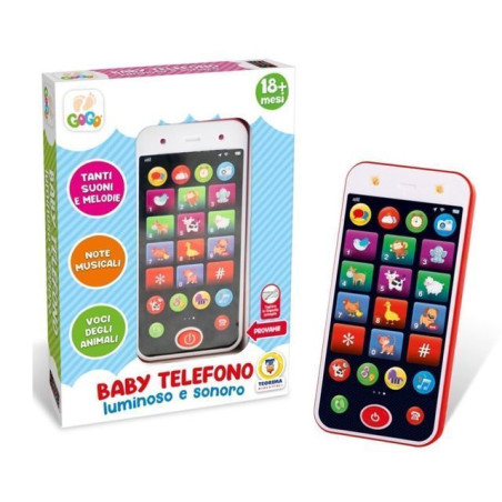 INGROSSO GIOCATTOLI TELEFONO MULTIFUNZIONE LUCI E SUONI 8017967689515 GIOCHI PER NEONATO GIOCHI PRIMA INFANZIA