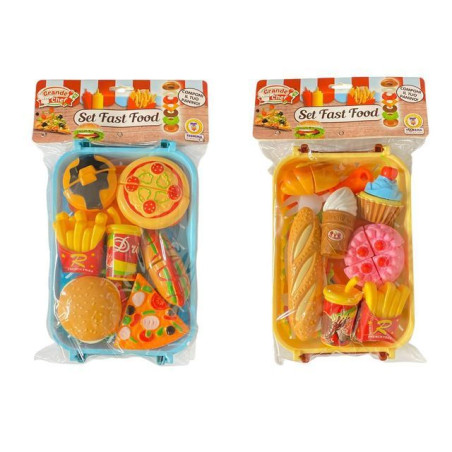 INGROSSO GIOCATTOLI SET FAST FOOD 2 ASS GRANDE CHEF 80257 8017967802570 GIOCHI E GIOCATTOLI GIOCHI DI CUCINA ED ELETTRODOMESTICI