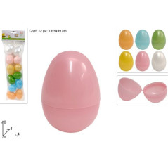 INGROSSO ARTICOLI PASQUALI SCATOLA UOVA COLORI PERLATI 6CM PZ.12 8053482328171 ARTICOLI DI PASQUA ARTICOLI PER CONFEZIONI PASQUA