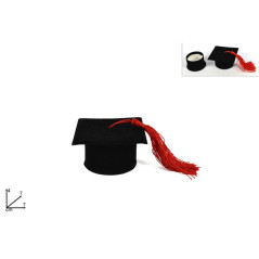 INGROSSO FESTA E PARTY SCATOLA CAPPELLO LAUREA NERO 8034048362044 ARTICOLI PER FESTE ACCESSORI PARTY