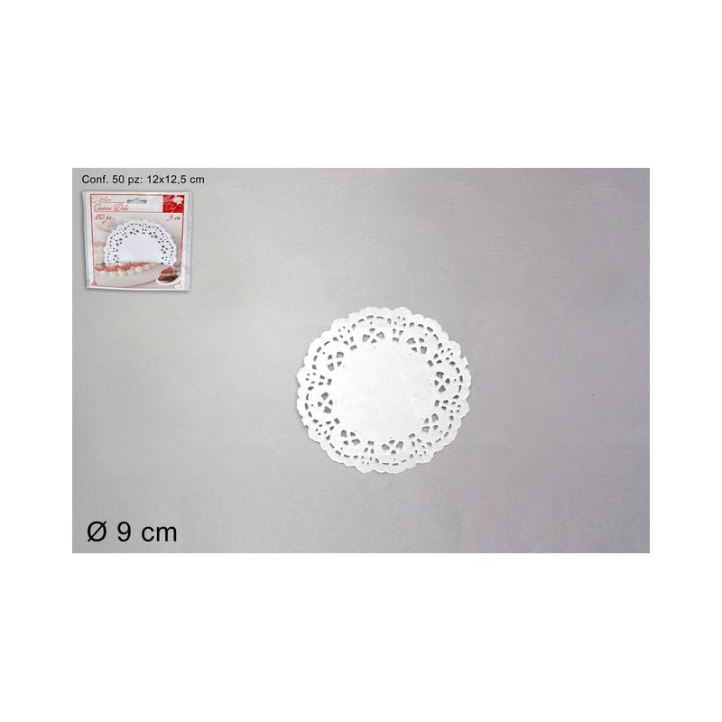 CENTRINI CARTA ROTONDI 50PZ D.9 EAN 8027501684210 INGROSSO ACCESSORI PARTY