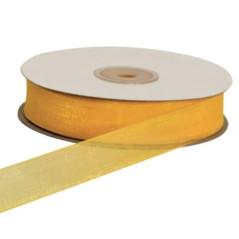 INGROSSO BOMBONIERE NASTRO ORGANZA 6mm 50mt GIALLO 8033501597030 ARTICOLI PER BOMBONIERE NASTRI E CONTENITORI PER BOMBONIERE